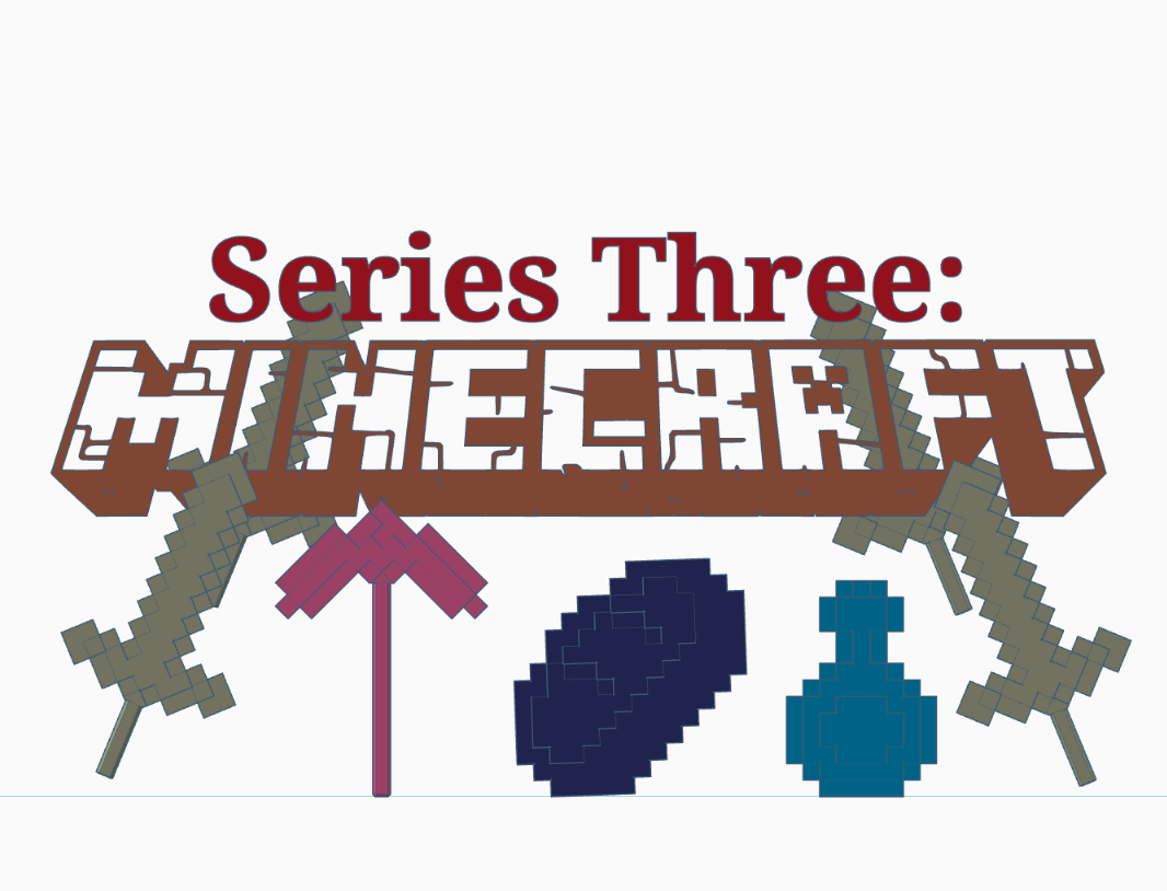 Dummy 13 Accessories: Series 3 -- Minecraft items