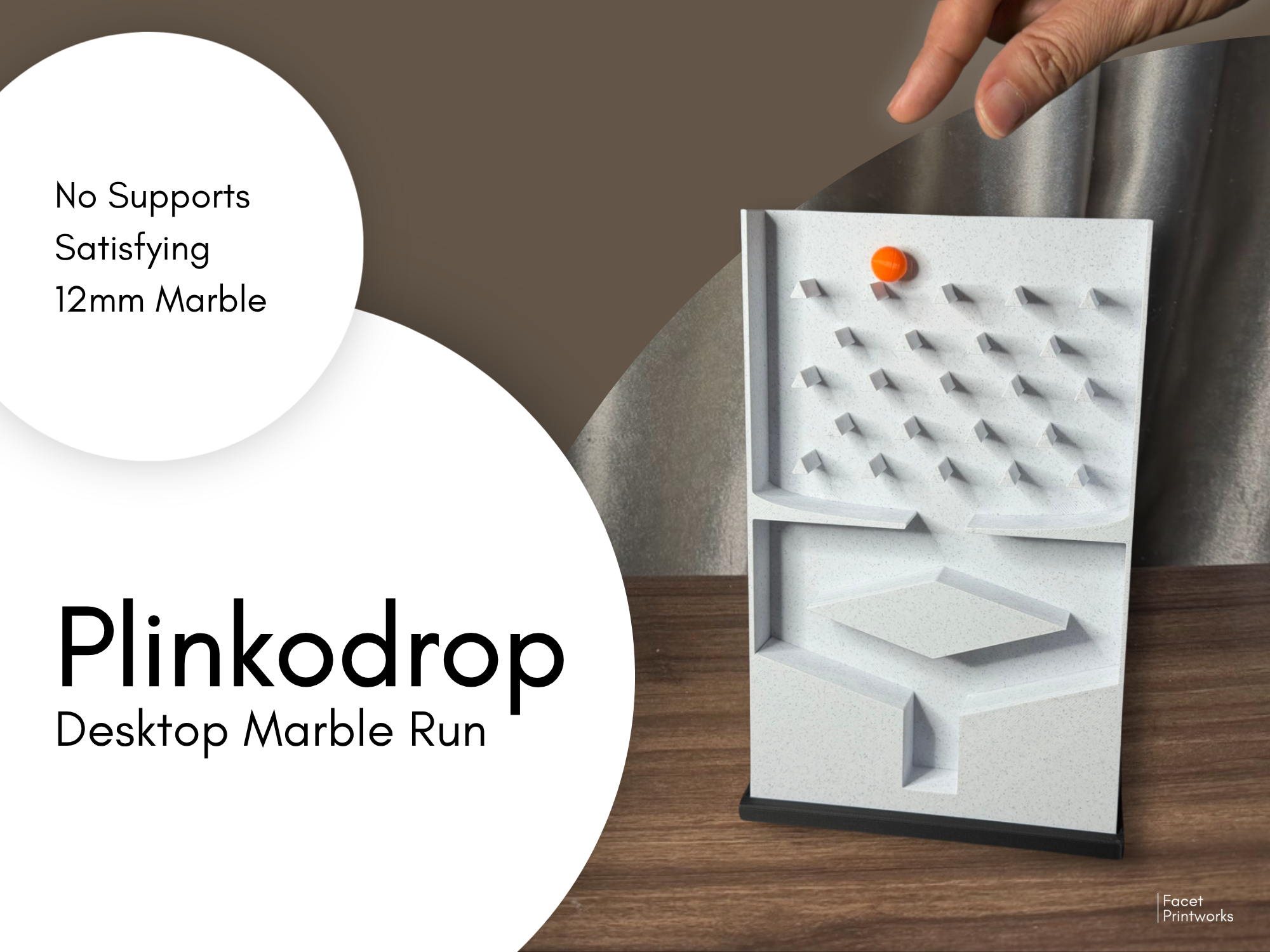 Plinkodrop - Tabletop Marble Run