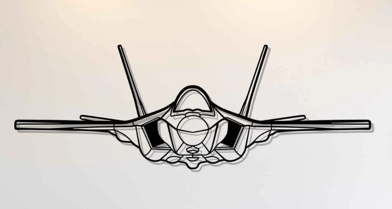 Lockheed Martin F-35A Lightning II Wall Art