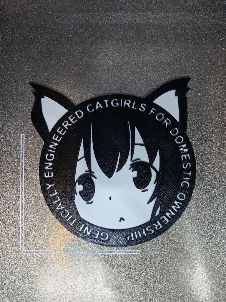 Genetically engineered catgirls for domestic ownership badge