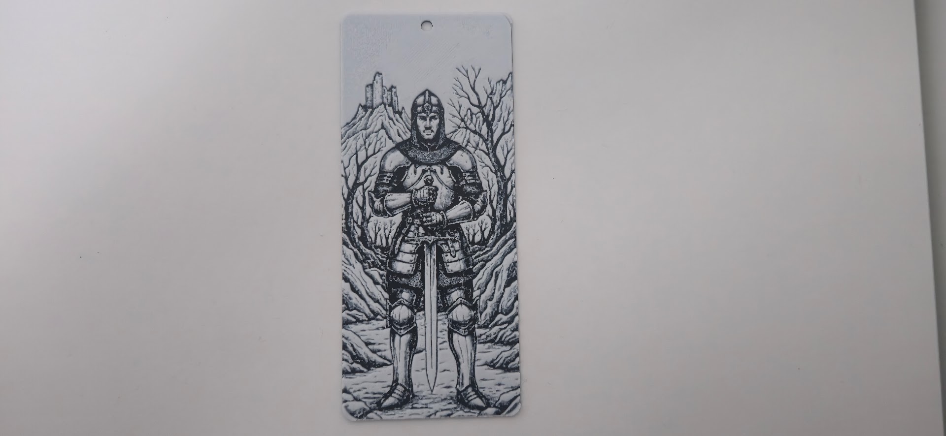 Medieval Knight Warrior Castle Bookmark