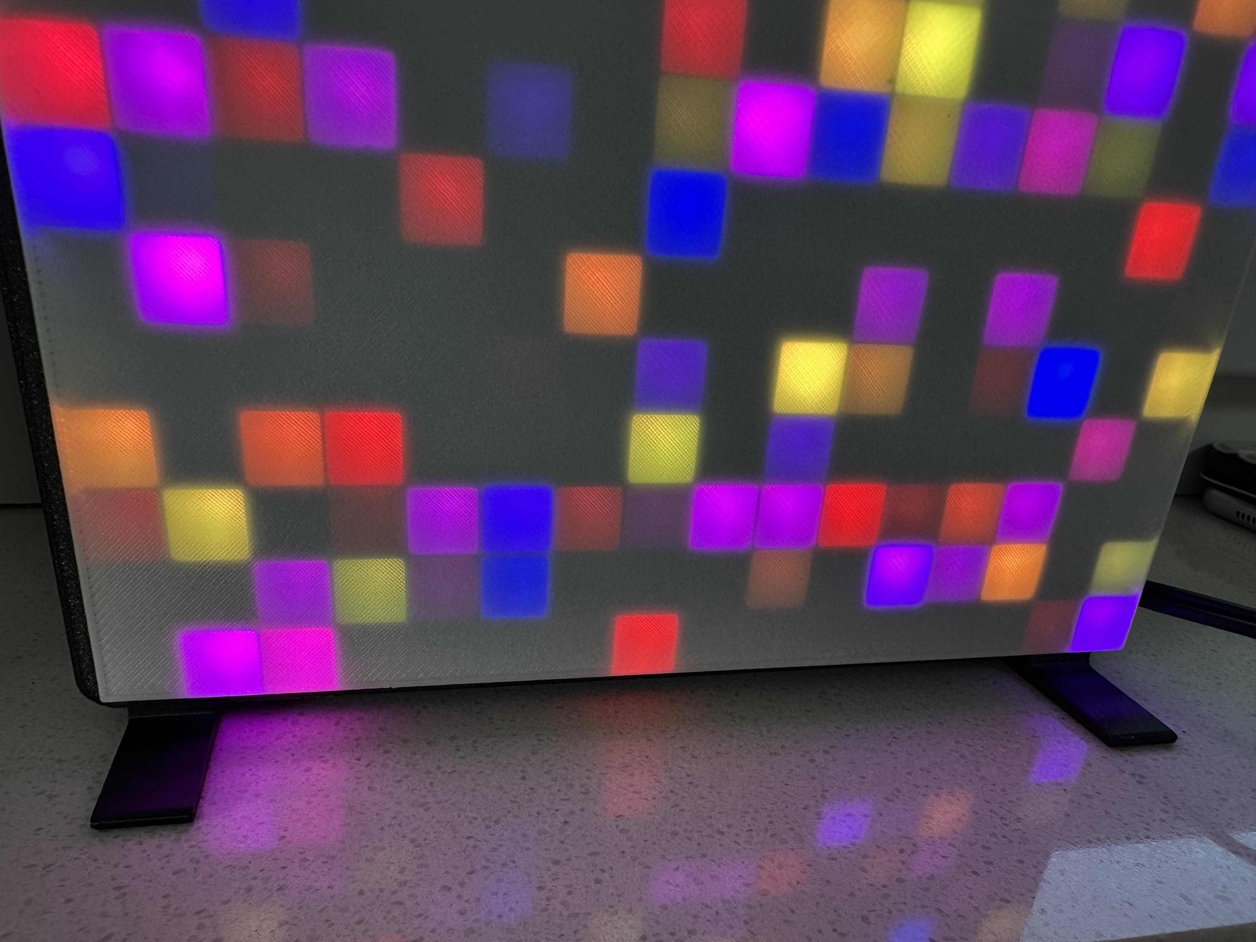 Stand for 16x16 LED Matrix (ESP8266 / Arduino - NeoPixel)