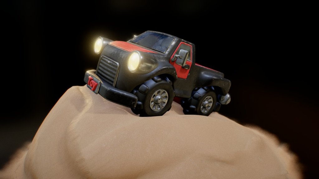 Toy Pickup- Truck (Sandy Update)