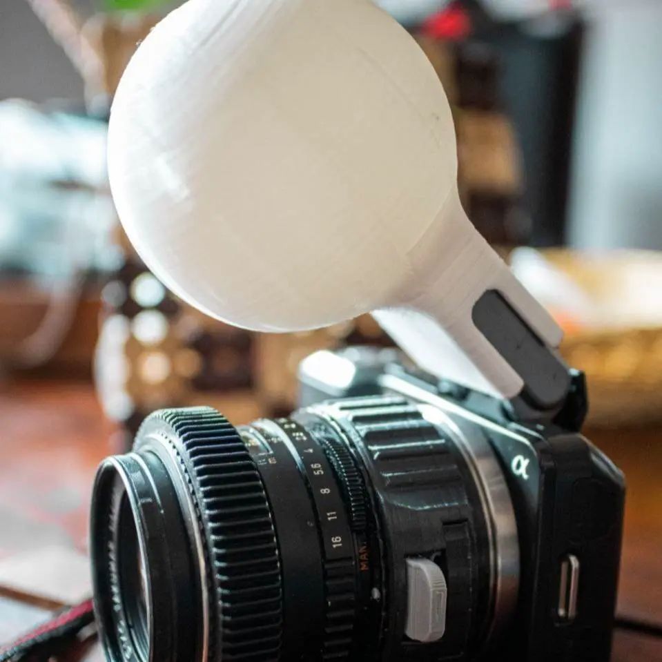 Spherical Flash Diffuser for Sony HVL-F7S