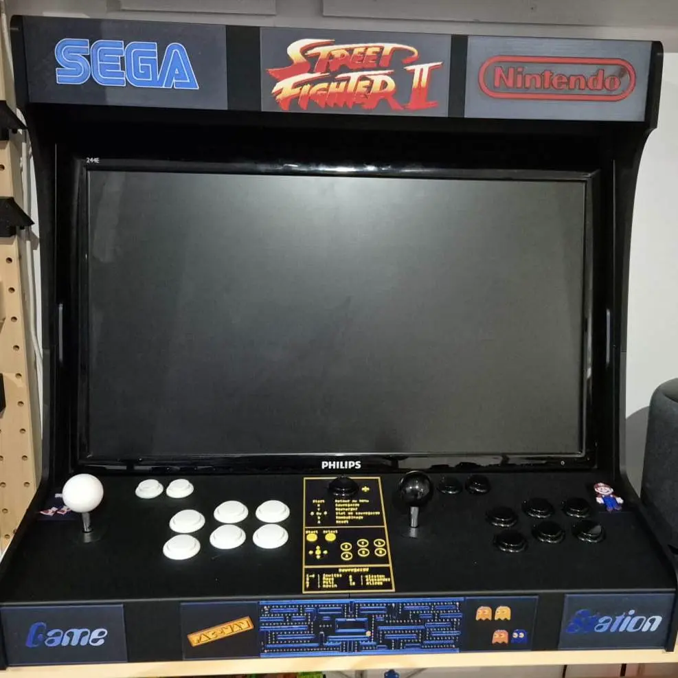 Bartop Arcade 100 % 3D printed
