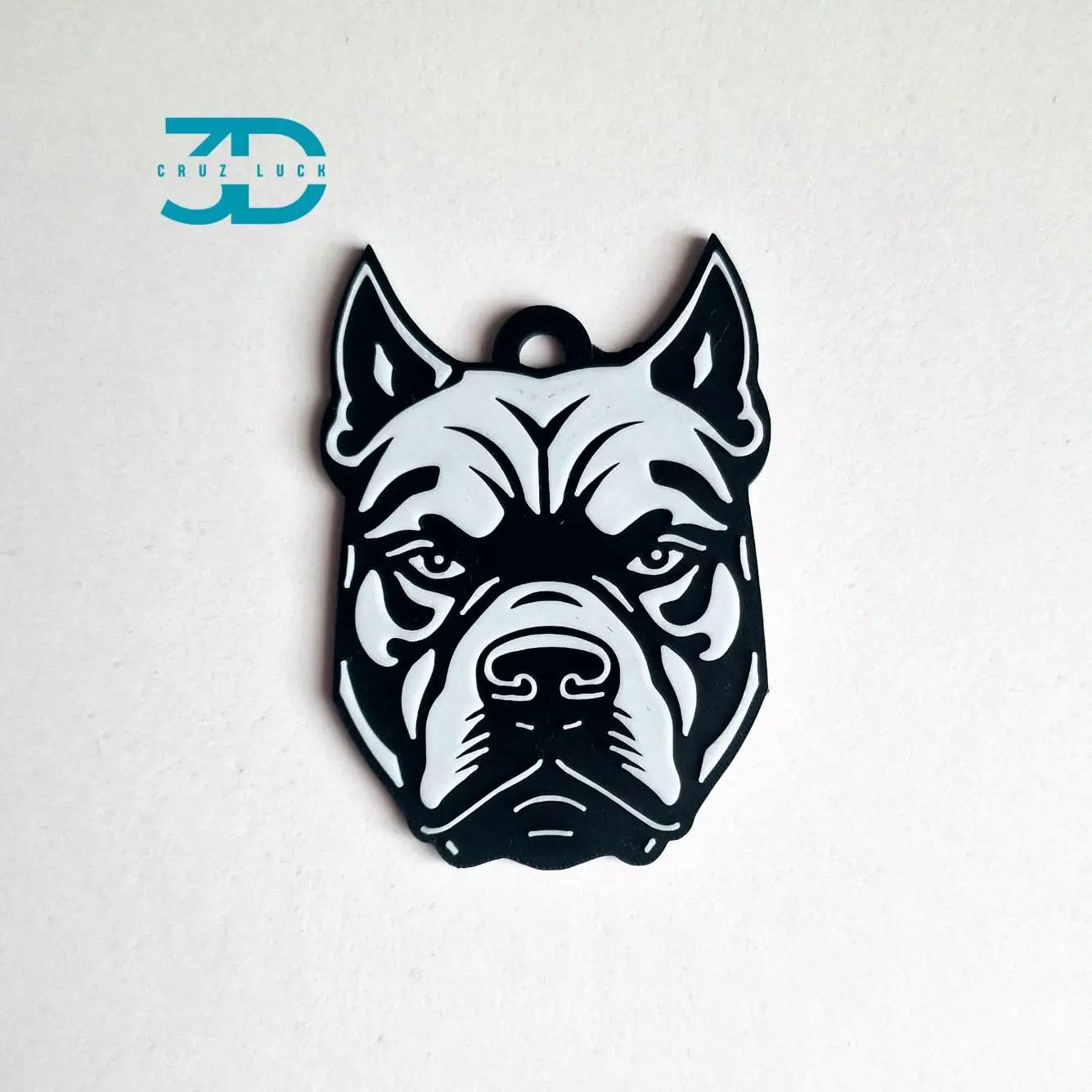 Pitbull keychain