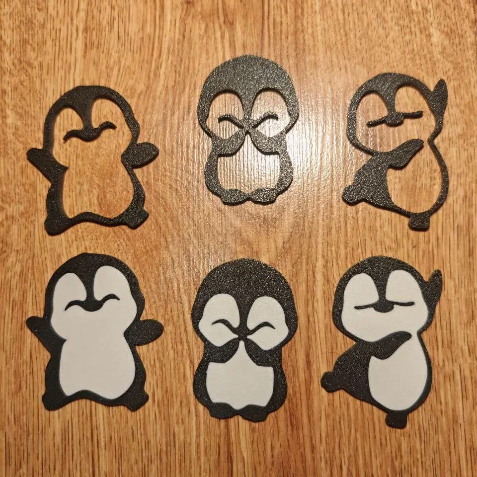 Cheerful penguins