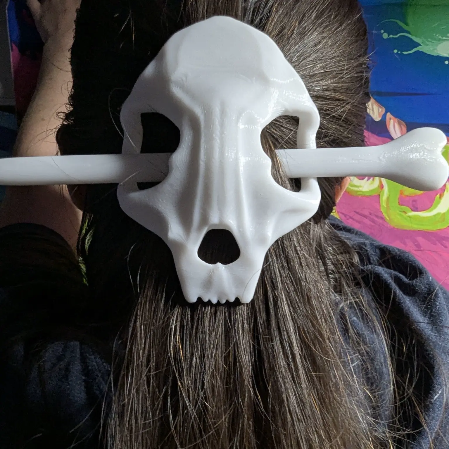 Skull Hair Pin Remix by Tomman204