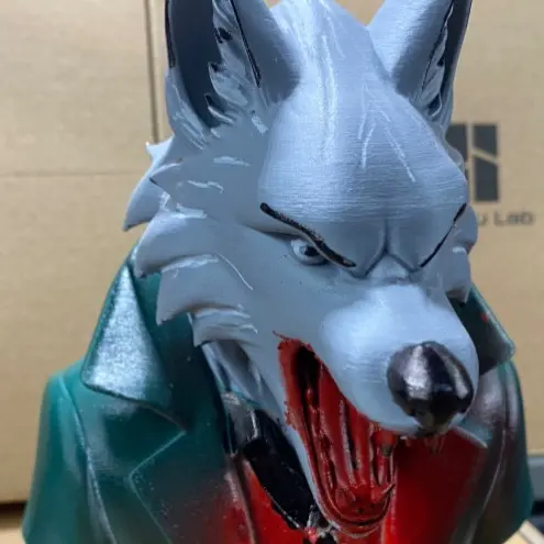werewolf bust