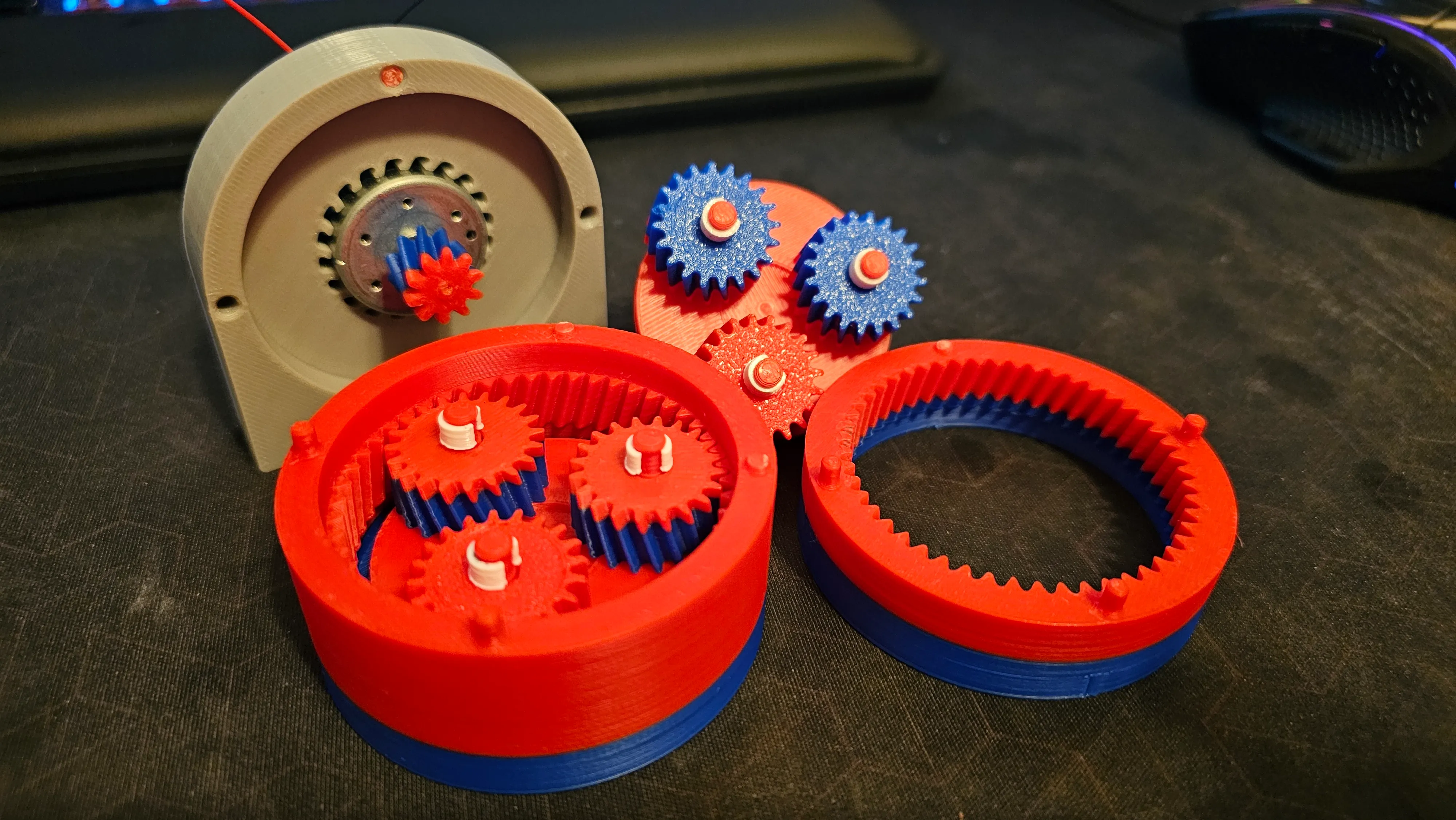 Planetary Gear Box 2 Sets 1:36 Reduction