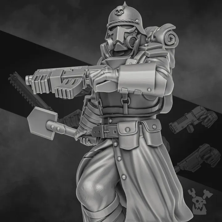 FREE STL: 2nd Death Division commander