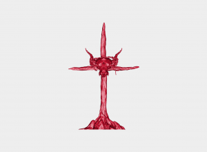 Bull Skull Totem